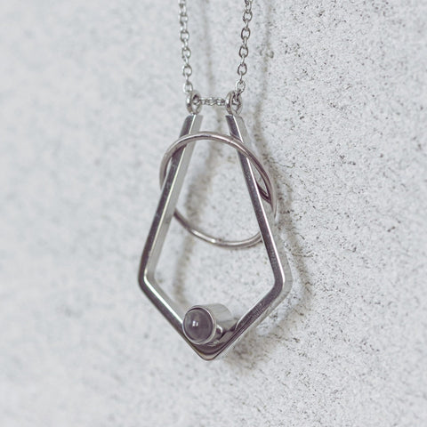 Ring holder projection necklace