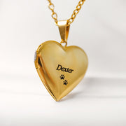 Heart locket necklace - Bijoun