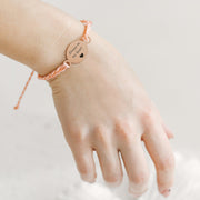 Paw print braided bracelet - Bijoun