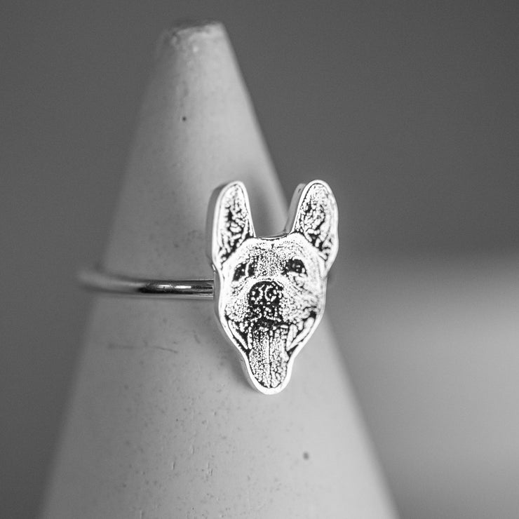 Pet Face Engraving Ring - Bijoun