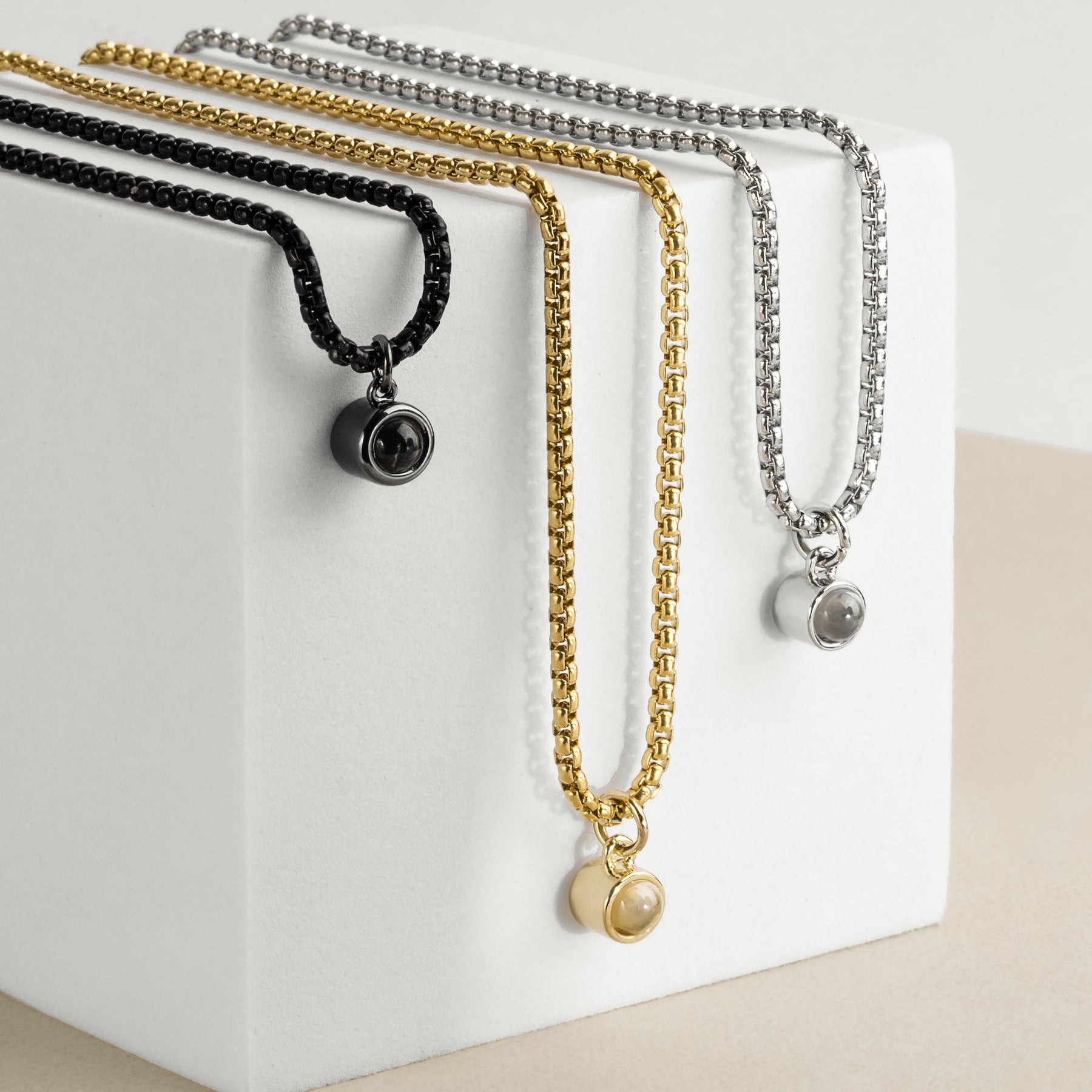 Memorial Jewelery|custom Photo Projection Necklace - Personalized Memorial  Jewelry